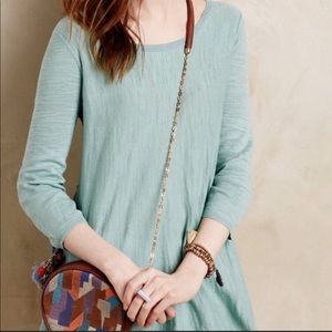 Anthropologie Moth Button-Back Tunic Sweater